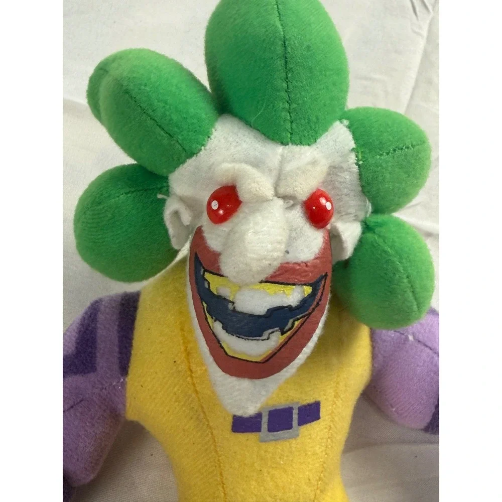 DC Comics The Batman 2005 Joker Plush Figure Green Hair Purple Yellow 10 inch
